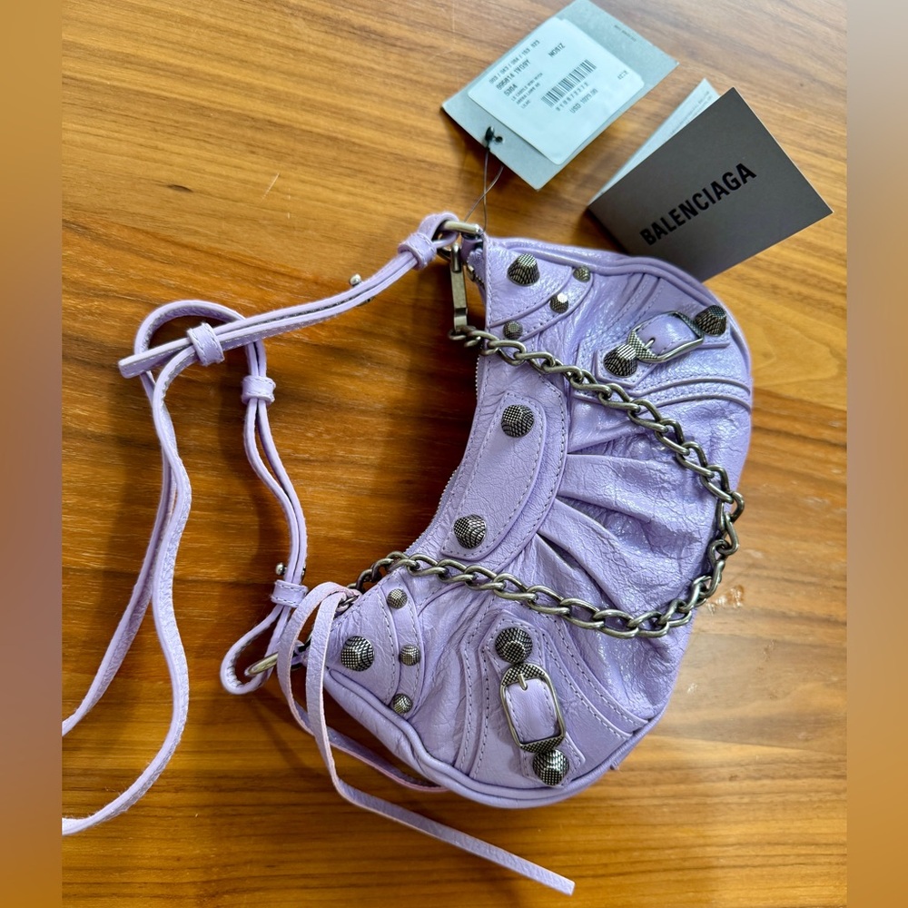 BALENCIAGA Le Cagole Mini Lilac Rare BNWT